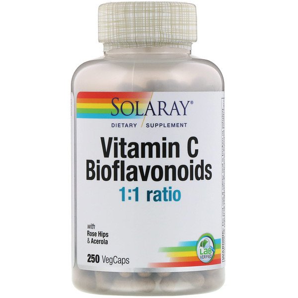 Mua Solaray Vitamin C Bioflavonoids 1:1 Ratio 250 VegCaps giảm giá rẻ Hà nội TPHCM