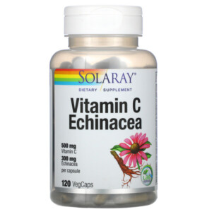 Mua Solaray Vitamin C Echinacea 500 mg 120 VegCaps giảm giá rẻ Hà nội TPHCM