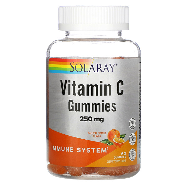 Mua Solaray Vitamin C Gummies Natural Orange 125 mg 60 Gummies giảm giá rẻ Hà nội TPHCM