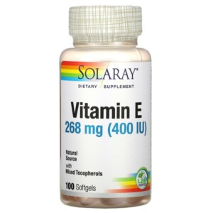 Mua Solaray Vitamin E 268 mg 400 IU 100 Softgels giảm giá rẻ Hà nội TPHCM