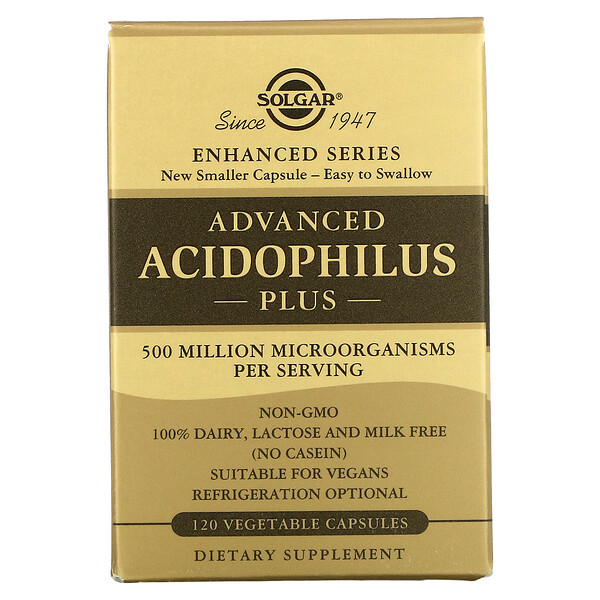 Solgar Advanced Acidophilus Plus 120 Vegetable viên 3 solgar advanced acidophilus plus 120 vegetable capsules 109003