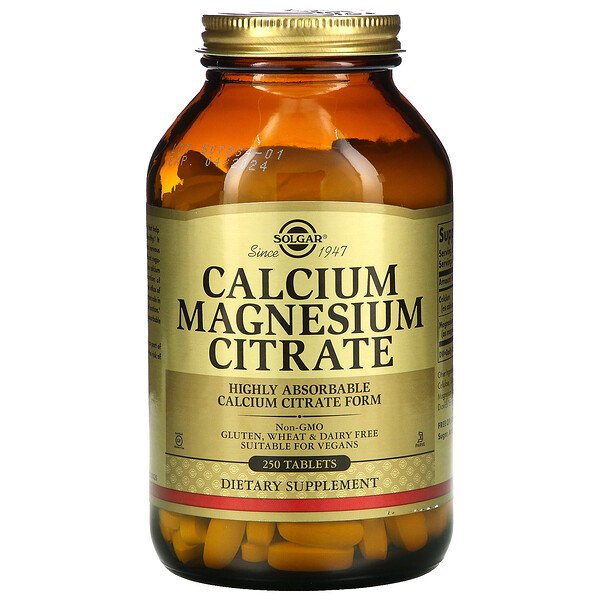 Mua Solgar Calcium Magnesium Citrate 250 viên giảm giá rẻ Hà nội TPHCM