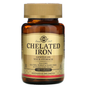 Mua Solgar Chelated Iron 100 viên giảm giá rẻ Hà nội TPHCM