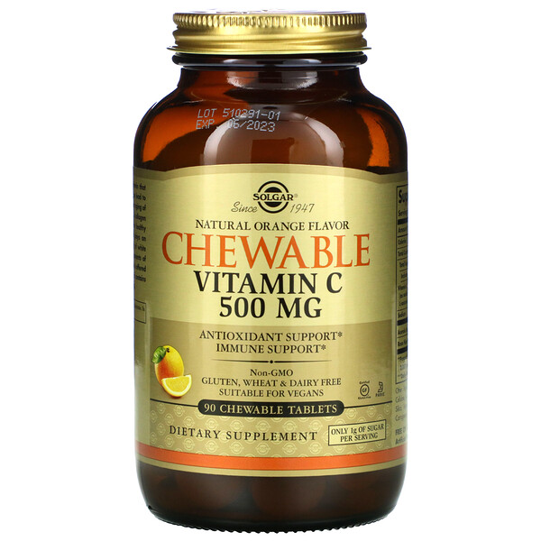 Mua Solgar Chewable Vitamin C Natural Orange 90 viên nhai giảm giá rẻ Hà nội TPHCM