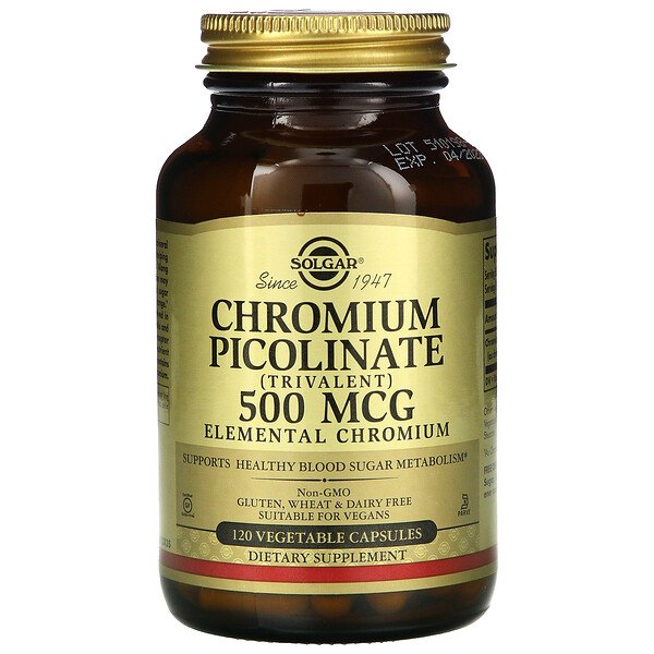 Mua Solgar Chromium Picolinate 500 mcg 120 Vegetable viên giảm giá rẻ Hà nội TPHCM