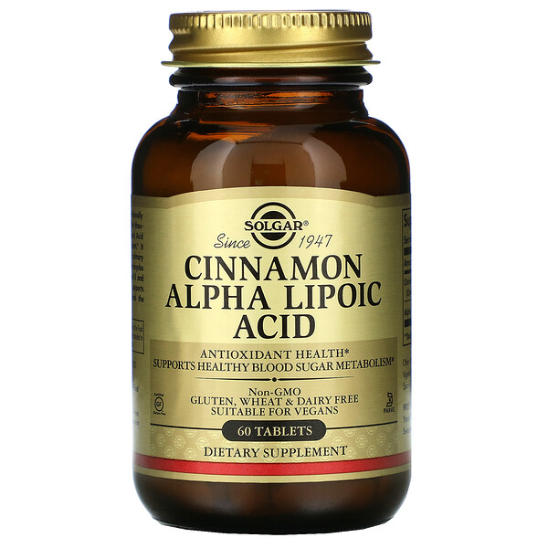Mua Solgar Cinnamon Alpha Lipoic Acid 60 viên giảm giá rẻ Hà nội TPHCM