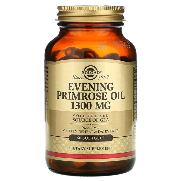 Solgar Evening Primrose Oil 1,300 mg 60 Softgels 3 solgar evening primrose oil 1 300 mg 60 softgels 48577