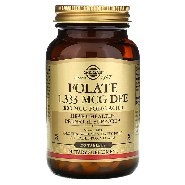 Solgar Folate 1.333 mcg DFE 250 Tablets 3 Mua Solgar Folate 1