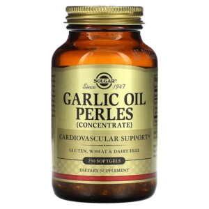 Solgar Garlic Oil Perles Concentrate 250 Softgels 033984012219