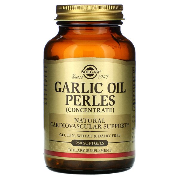 Solgar Garlic Oil Perles Concentrate 250 Softgels 3 solgar garlic oil perles concentrate 250 softgels 15419