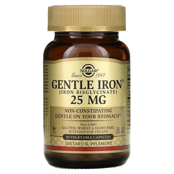 Mua Solgar Gentle Iron 25 mg 90 Vegetable viên giảm giá rẻ Hà nội TPHCM