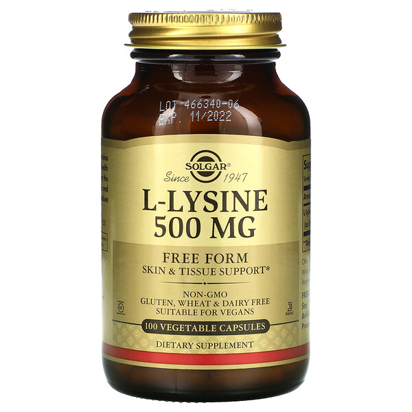 Mua Solgar L-Lysine Free Form 500 mg 100 Vegetable viên giảm giá rẻ Hà nội TPHCM