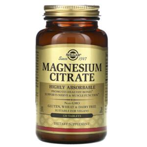 Mua Solgar Magnesium Citrate 120 viên giảm giá rẻ Hà nội TPHCM
