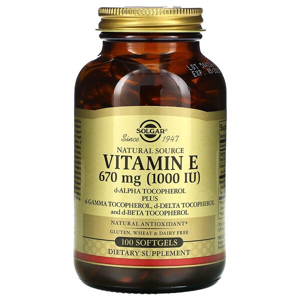 Mua Solgar Natural Source Vitamin E 670 mg 1