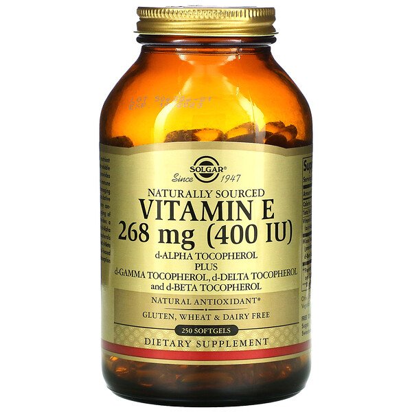 Solgar Naturally Sourced Vitamin E 268 mg (400 IU) 250 Softgels 3 Mua Solgar Naturally Sourced Vitamin E 268 mg 400 IU 250 Softgels giảm giá rẻ Hà nội TPHCM