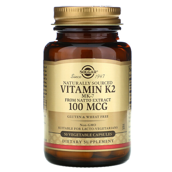 Mua Solgar Naturally Sourced Vitamin K2 100 mcg 50 Vegetable viên giảm giá rẻ Hà nội TPHCM