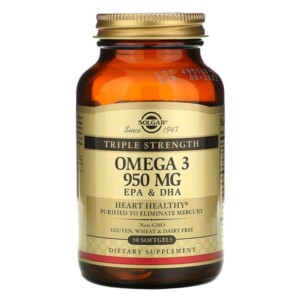 Mua Solgar Omega-3 EPA & DHA Triple Strength 950 mg 50 Softgels giảm giá rẻ Hà nội TPHCM