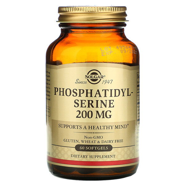 Solgar Phosphatidylserine 200 mg 60 Softgels 3 solgar phosphatidylserine 200 mg 60 softgels 22413