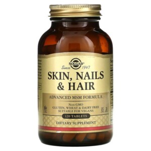 Mua Solgar Skin Nails & Hair Advanced MSM Formula 120 viên giảm giá rẻ Hà nội TPHCM