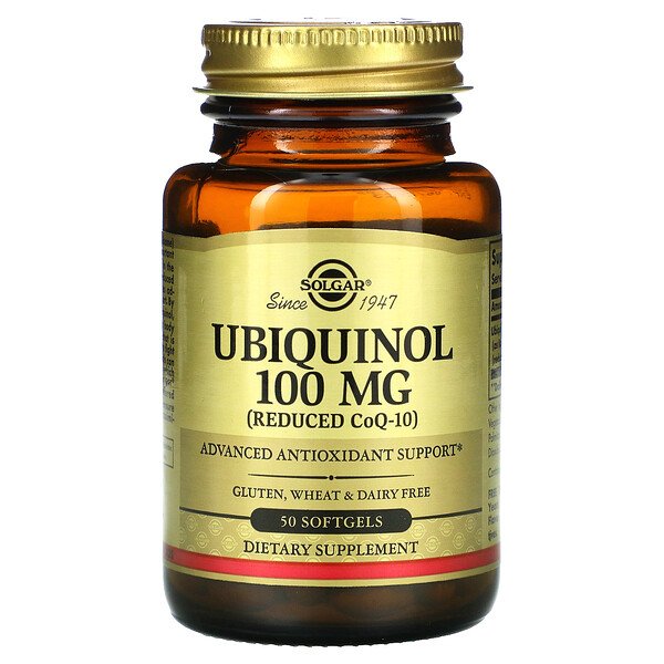 Solgar Ubiquinol (Reduced CoQ10) 100 mg 50 Softgels 3 solgar ubiquinol reduced coq10 100 mg 50 softgels 9415