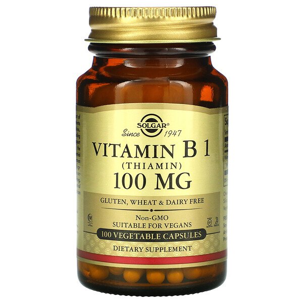 Mua Solgar Vitamin B1 100 mg 100 Vegetable viên giảm giá rẻ Hà nội TPHCM
