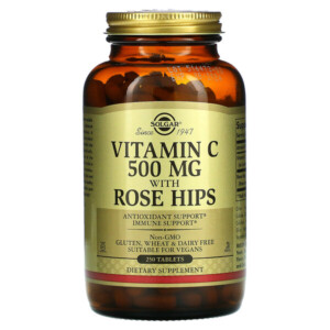 Mua Solgar Vitamin C with Rose Hips 500 mg 250 viên giảm giá rẻ Hà nội TPHCM