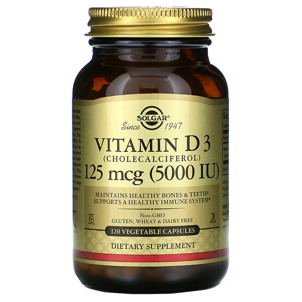 Solgar Vitamin D3 (Cholecalciferol) 125 mcg (5000 IU) 120 Vegetable Capsules 1 Mua Solgar Vitamin D3 Cholecalciferol 125 mcg 5000 IU 120 Vegetable viên giảm giá rẻ Hà nội TPHCM