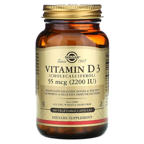 Mua Solgar Vitamin D3 Cholecalciferol 55 mcg 2