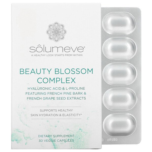 Mua Solumeve Beauty Blossom Complex Skin Hydration & Collagen Production 30 Veggie viên giảm giá rẻ Hà nội TPHCM