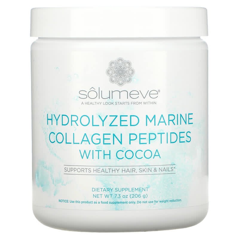Solumeve Hydrolyzed Marine Collagen Peptides with Cocoa 7.3 oz (206 g) 3 Solumeve Hydrolyzed Marine Collagen Peptides with Cocoa 7.3 oz (206 g) 898220020195