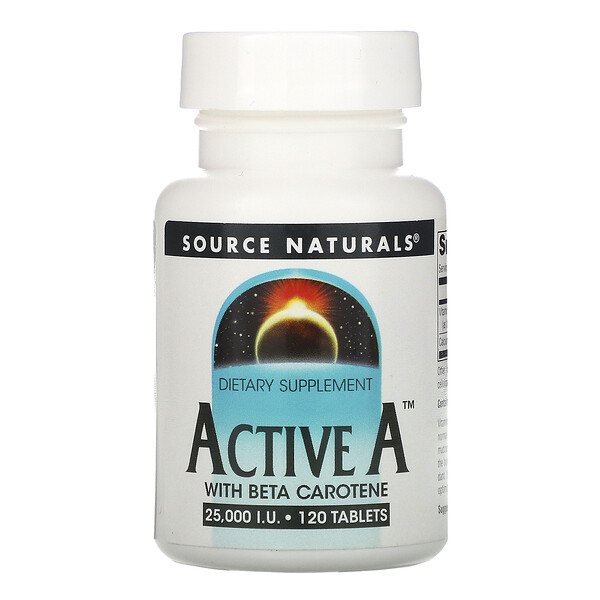 Source Naturals Active A 25,000 IU 120 viên 3 source naturals active a 25 000 iu 120 tablets 1024