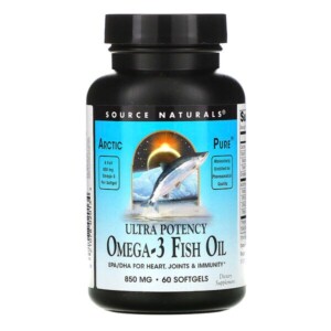 Mua Source Naturals Arctic Pure Omega-3 Fish Oil Ultra Potency 850 mg 60 Softgels giảm giá rẻ Hà nội TPHCM