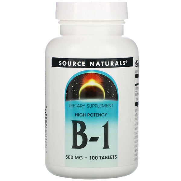 Mua Source Naturals B-1 High Potency 500 mg 100 viên giảm giá rẻ Hà nội TPHCM