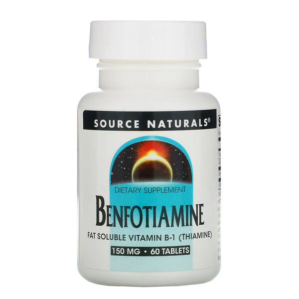 Source Naturals Benfotiamine 150 mg 60 viên 3 source naturals benfotiamine 150 mg 60 tablets 7342