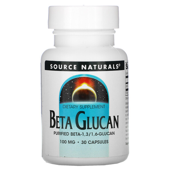 Source Naturals Beta Glucan 100 mg 30 viên 2 source naturals beta glucan 100 mg 30 capsules 990