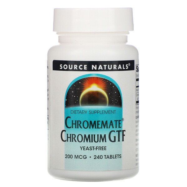 Mua Source Naturals Chromemate Chromium GTF 200 mcg 240 viên giảm giá rẻ Hà nội TPHCM