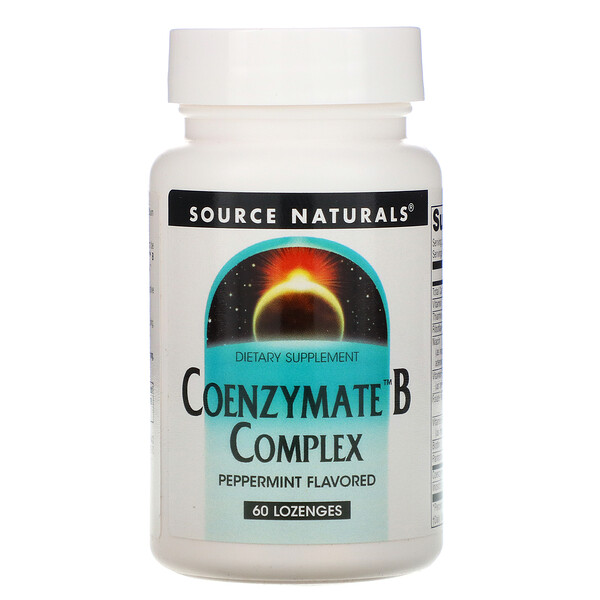 Mua Source Naturals Coenzymate B Complex Peppermint Flavored 60 Lozenges giảm giá rẻ Hà nội TPHCM