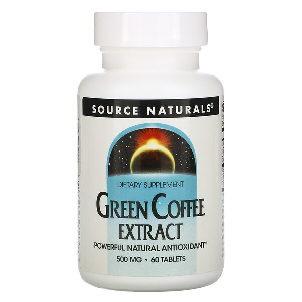 Source Naturals Green Coffee Extract 500 mg 60 viên 3 source naturals green coffee extract 500 mg 60 tablets 43433