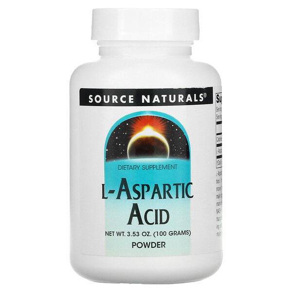 Mua Source Naturals L-Aspartic Acid Powder 3.53 oz 100 g giảm giá rẻ Hà nội TPHCM