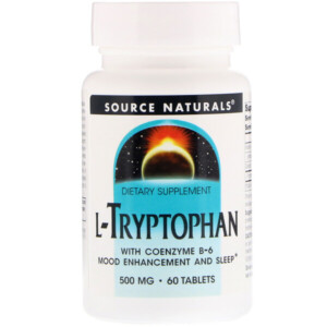 Mua Source Naturals L-Tryptophan with Coenzyme B-6 500 mg 60 viên giảm giá rẻ Hà nội TPHCM