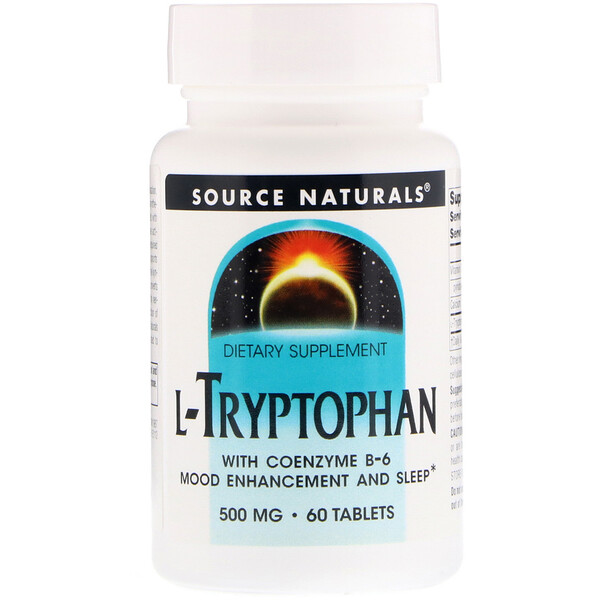 Mua Source Naturals L-Tryptophan with Coenzyme B-6 500 mg 60 viên giảm giá rẻ Hà nội TPHCM