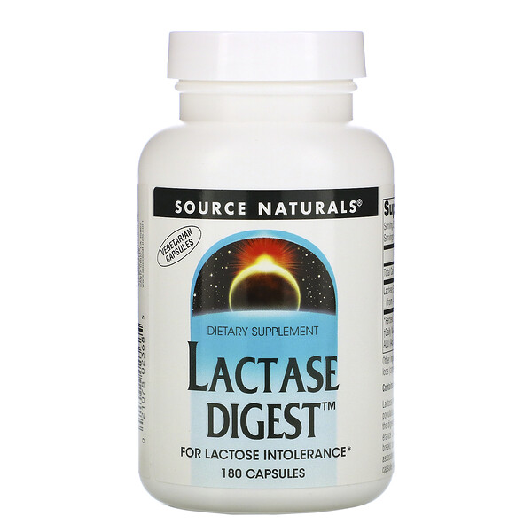 Source Naturals Lactase Digest 180 viên 3 source naturals lactase digest 180 capsules 41656