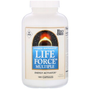 Mua Source Naturals Life Force Multiple No Iron 180 viên giảm giá rẻ Hà nội TPHCM