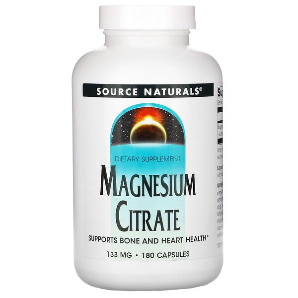 Mua Source Naturals Magnesium Citrate 133 mg 180 viên giảm giá rẻ Hà nội TPHCM