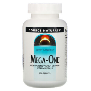 Mua Source Naturals Mega-One High Potency Multi-Vitamin with Minerals 180 viên giảm giá rẻ Hà nội TPHCM