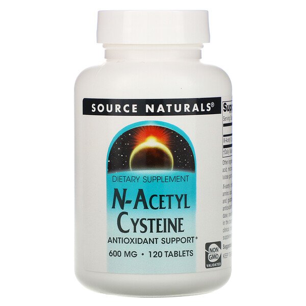 Source Naturals N-Acetyl Cysteine 600 mg 120 viên 3 source naturals n acetyl cysteine 600 mg 120 tablets 1291