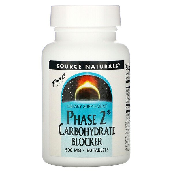 Mua Source Naturals Phase 2 Carbohydrate Blocker 500 mg 60 viên giảm giá rẻ Hà nội TPHCM