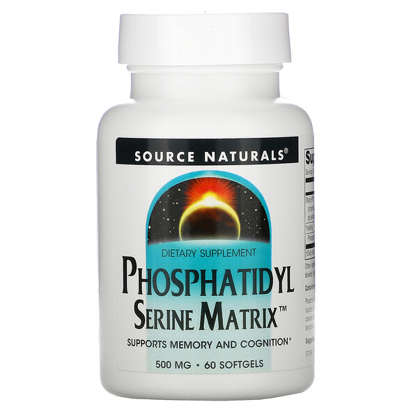 Mua Source Naturals Phosphatidyl Serine Matrix 500 mg 60 Softgels giảm giá rẻ Hà nội TPHCM