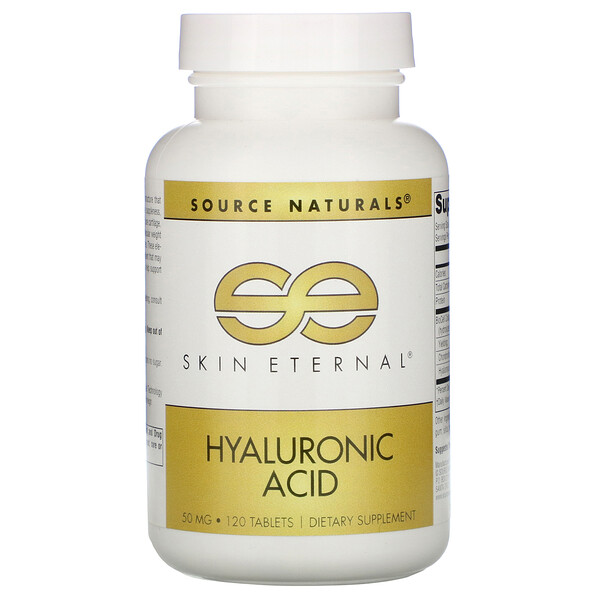Mua Source Naturals Skin Eternal Hyaluronic Acid 50 mg 120 viên giảm giá rẻ Hà nội TPHCM