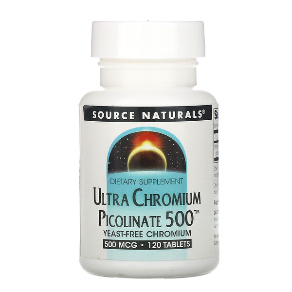 Mua Source Naturals Ultra Chromium Picolinate 500 500 mcg 120 viên giảm giá rẻ Hà nội TPHCM